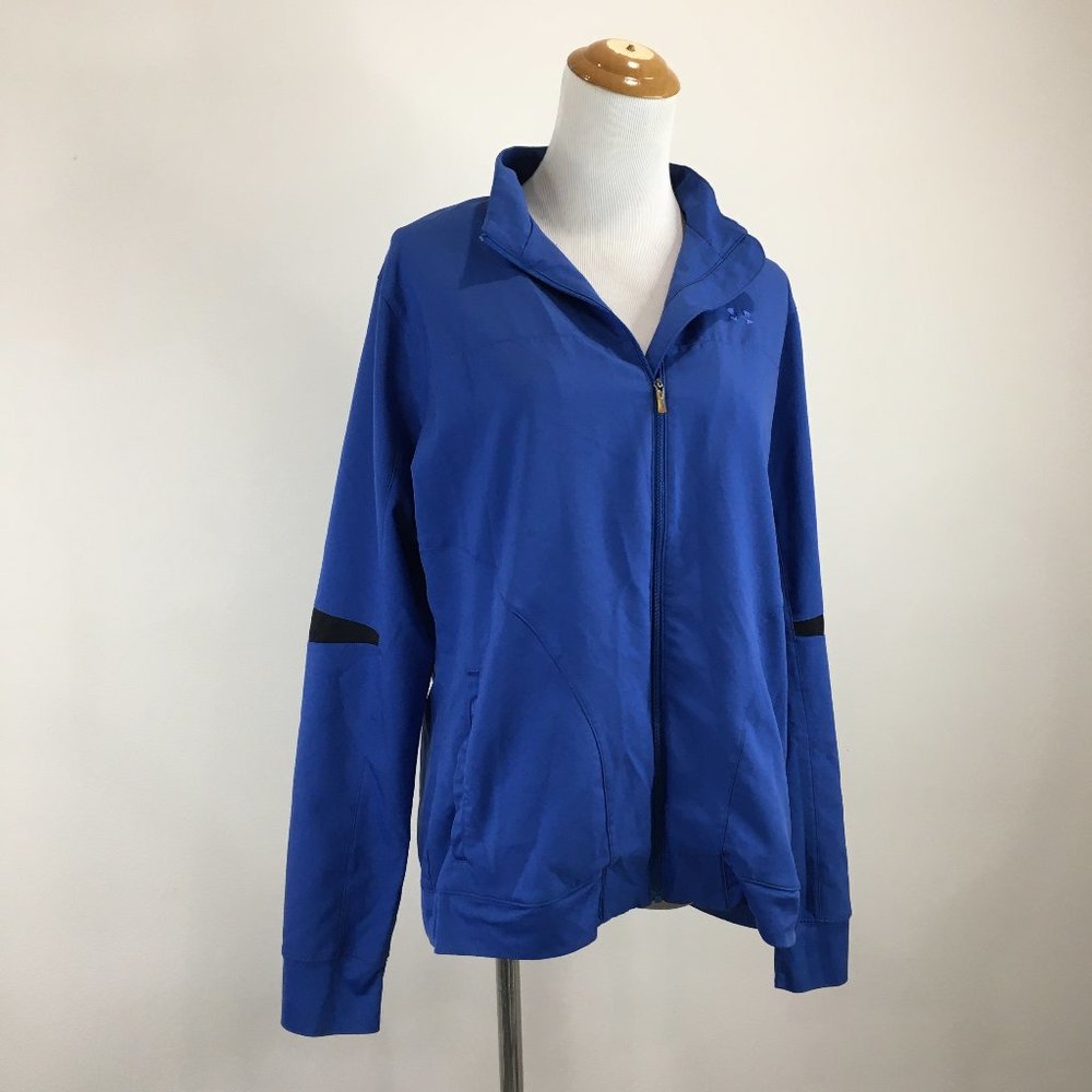 UNDER ARMOUR Long Sleeve Blue All Season Gear Lightweight Active Jacket